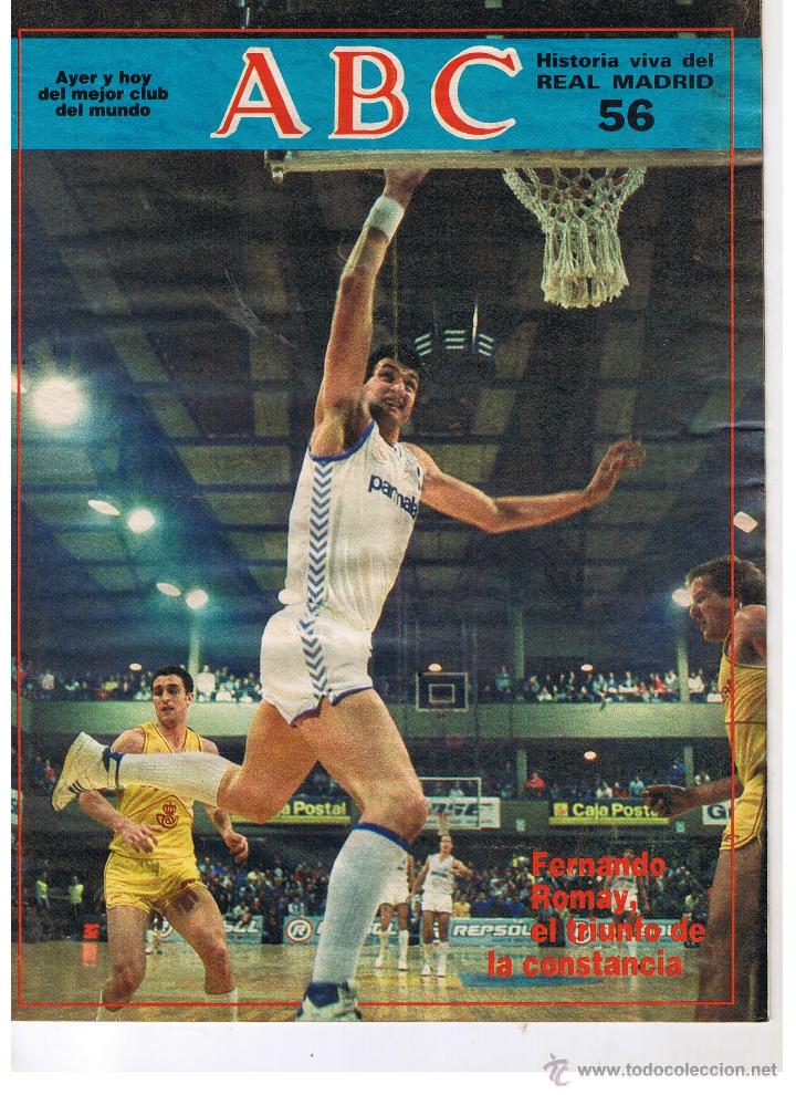 Coleccionismo deportivo: HISTORIA VIVA DEL REAL MADRID. FASCICULO ABC N&ordm; 55. (ST/B8)