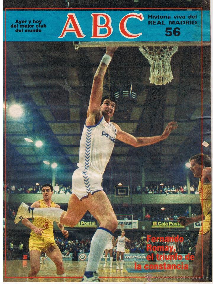 Coleccionismo deportivo: HISTORIA VIVA DEL REAL MADRID. FASCICULO ABC N&ordm; 56. (ST/B8)