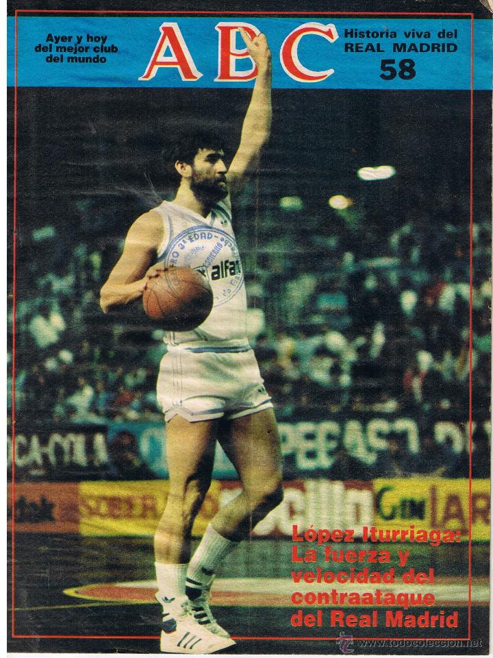 Coleccionismo deportivo: HISTORIA VIVA DEL REAL MADRID. FASCICULO ABC N&ordm; 58. (ST/B8)