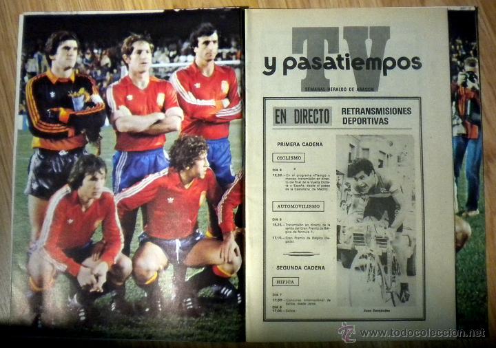 Coleccionismo deportivo: REVISTA MUNDIAL FUTBOL ESPA&Ntilde;A 82 FIFA WORLD CUP SPAIN 1982 POSTER ARCONADA