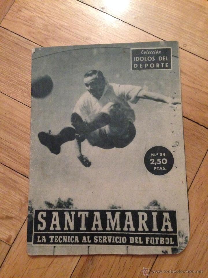 Coleccionismo deportivo: R14658 REVISTA IDOLOS DEL DEPORTE SANTAMARIA NUMERO 54 REAL MADRID