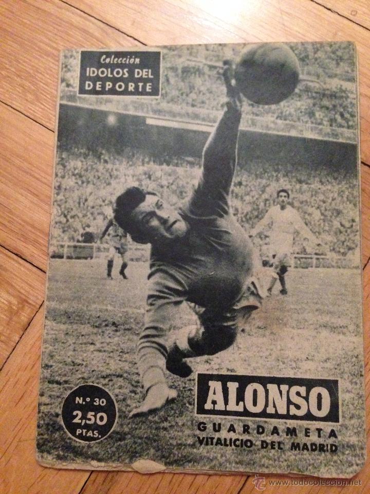 Coleccionismo deportivo: R14659 REVISTA IDOLOS DEL DEPORTE ALONSO NUMERO 30 REAL MADRID