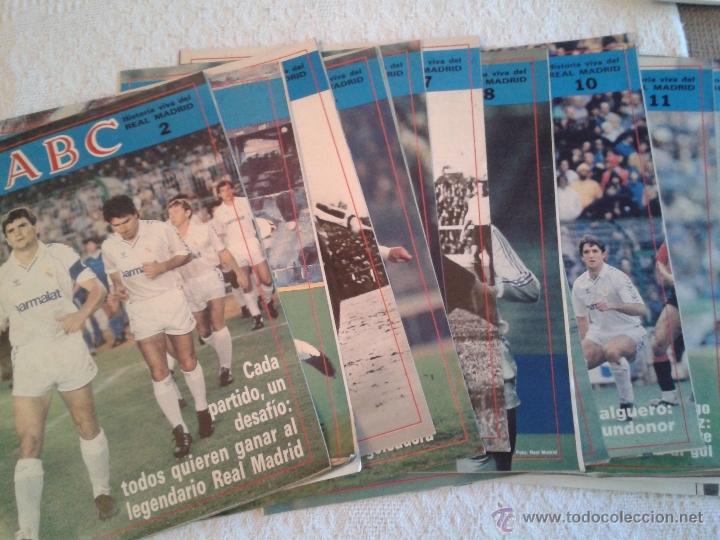 Coleccionismo deportivo: HISTORIA VIVA DEL REAL MADRID ABC.... LOS 13 PRIMEROS FASCICULOS....