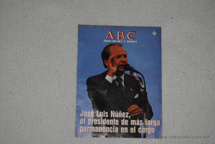 Coleccionismo deportivo: DOMINICAL ABC HISTORIA VIVA DEL F.C. BARCELONA  1991