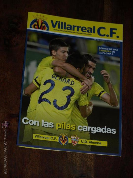 Sports collectibles: REVISTA OFICIAL VILLARREAL CF VS UD ALMERIA. POSTER GIOVANI.19 OCTUBRE 2014.16 PAG.15 X 21 CM.FOTOS.