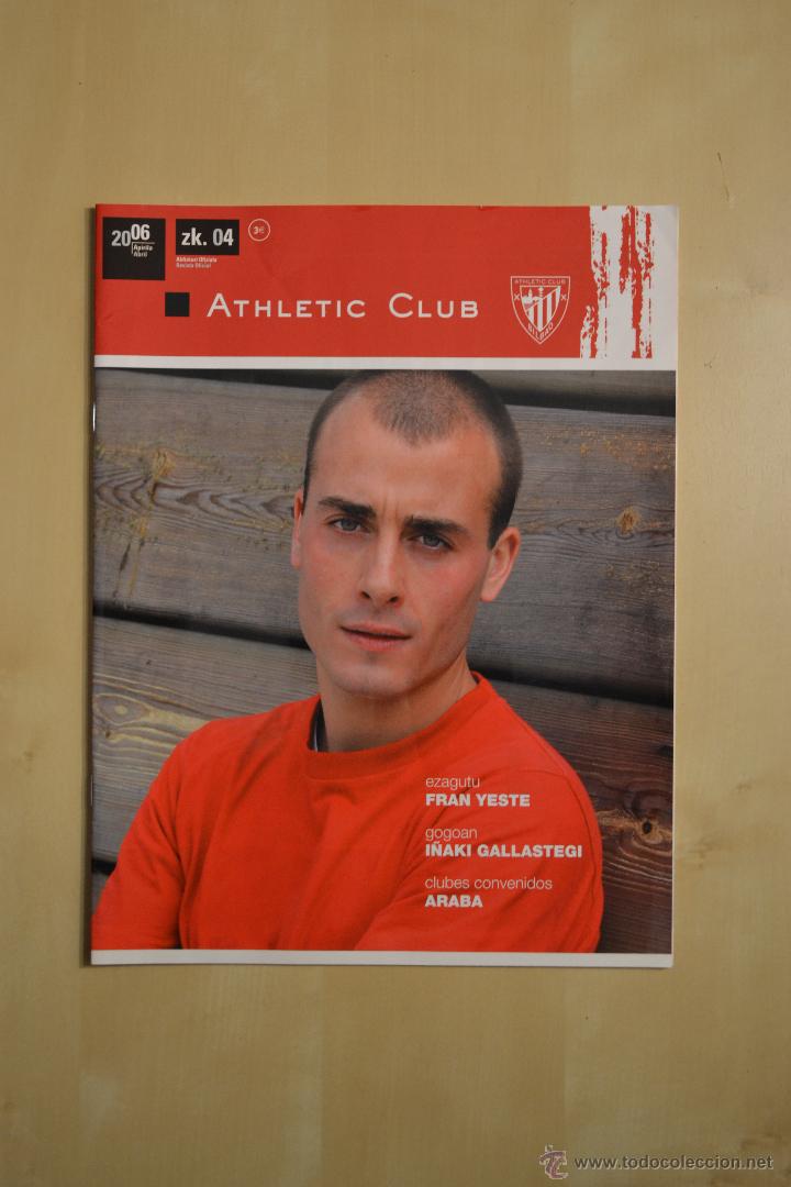 Coleccionismo deportivo: REVISTA OFICIAL ATHLETIC CLUB - NUMERO 4 - ABRIL 2006