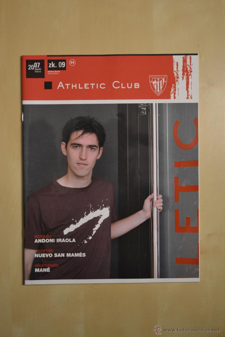 Coleccionismo deportivo: REVISTA OFICIAL ATHLETIC CLUB - NUMERO 9 - FEBRERO 2007