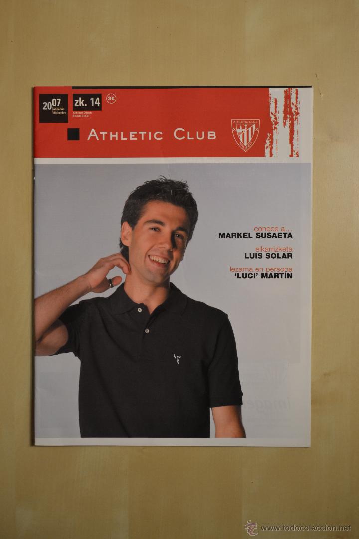 Coleccionismo deportivo: REVISTA OFICIAL ATHLETIC CLUB - NUMERO 14 - DICIEMBRE 2007