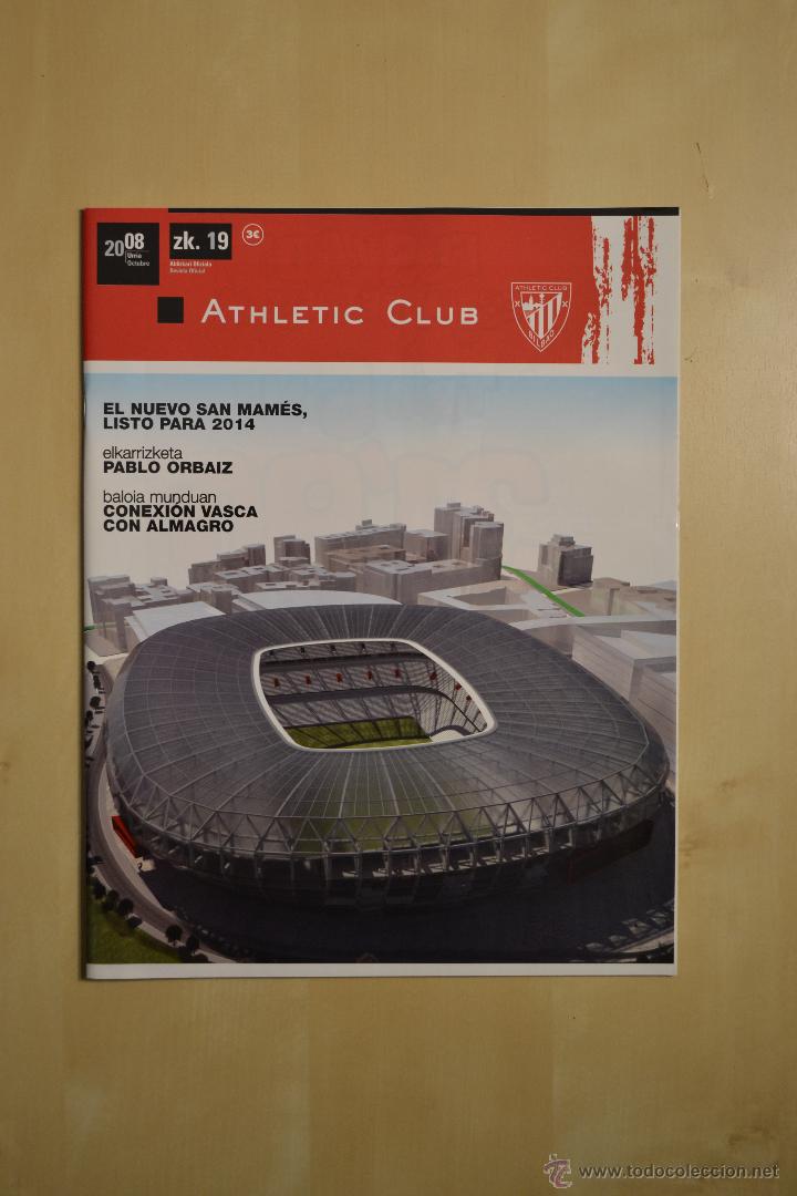 Coleccionismo deportivo: REVISTA OFICIAL ATHLETIC CLUB - NUMERO 19 - OCTUBRE 2008