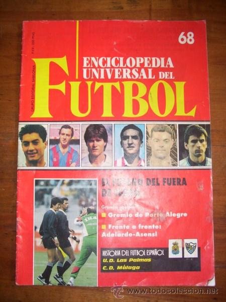 Coleccionismo deportivo: ENCICLOPEDIA Universal del F&uacute;tbol. N&ordm; 68