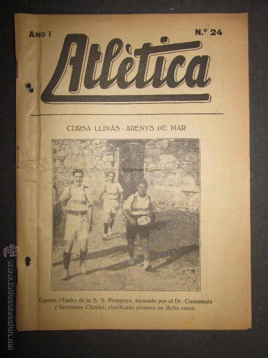 Coleccionismo deportivo: ATLETICA - REVISTA DEPORTIVA QUINCENAL -PUBLICADA EN BARCELONA NUM 24 - AÑO 1917 - (CD- 1307 ) - Foto 1 - 47110363