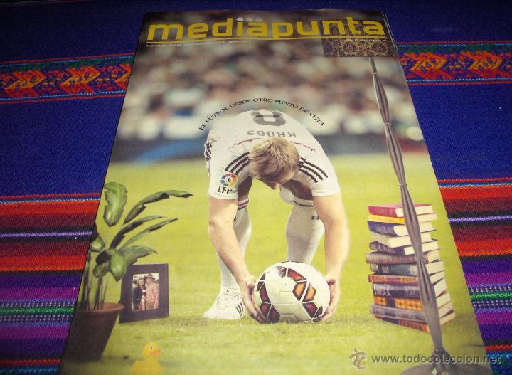 Coleccionismo deportivo: MEDIAPUNTA N&ordm; 193. 10-1-2015. REAL MADRID KROOS JES&Eacute; SERIO RAMOS GUNTER NETZER. BUEN ESTADO.