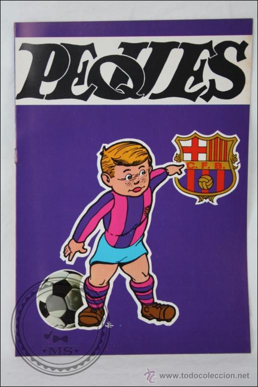 Coleccionismo deportivo: Revista Infantil del F&uacute;tbol Club / FC Barcelona - Separata Peques - Sin N&uacute;mero - A&ntilde;os 70
