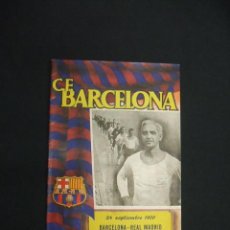 Collezionismo sportivo: BOLETIN F.C. BARCELONA - 24 SEPTIEMBRE 1950 - BARCELONA - REAL MADRID. Lote 47954361