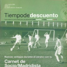 Coleccionismo deportivo: SUPLEMENTO EXCLUSIVO DE LAS REVISTAS HALAMADRID Y HALAMADRID JUNIOR AÑO 2004 LE480. Lote 49747593