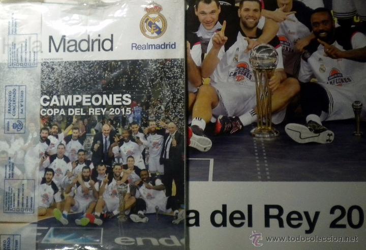 Collezionismo sportivo: REVISTA HALA MADRID REAL CAMPEON COPA DEL REY BALONCESTO BASKET 2015 POSTER