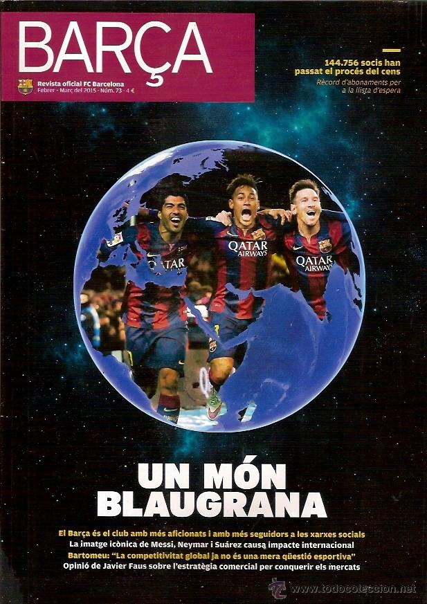 Sammelleidenschaft Sport: REVISTA BAR&Ccedil;A N&ordm; 73 MAR&Ccedil; 2015