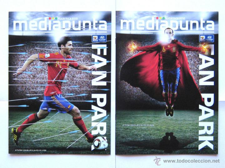Collezionismo sportivo: 2 REVISTAS PROGRAMS ESPA&Ntilde;A: ALEMANIA & HOLANDA WC 2010 MUNDIAL FUTBOL