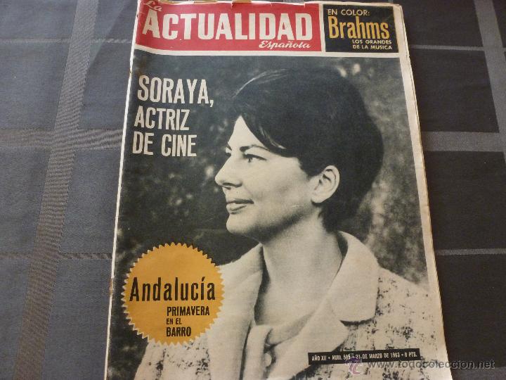 Collezionismo sportivo: LA ACTUALIDAD ESPA&Ntilde;OLA(21-3-63) EL R.MADRID CAMPE&Oacute;N LIGA 5 JORNADAS ANTES-FOTOS