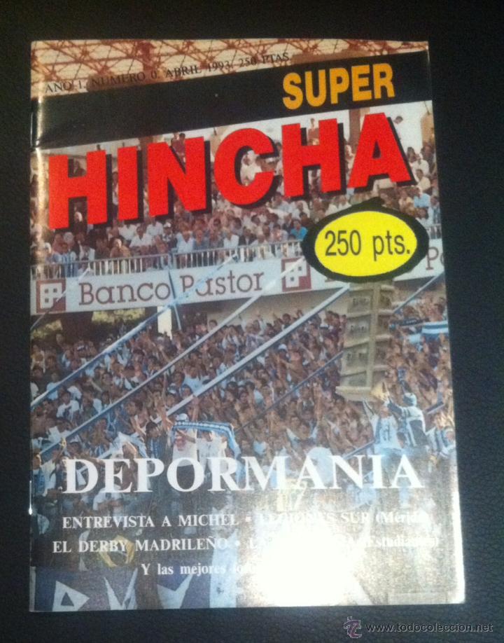 Sports collectibles: revista super hincha de 1993  n&ordm; 0 a&ntilde;o 1 primer numero !