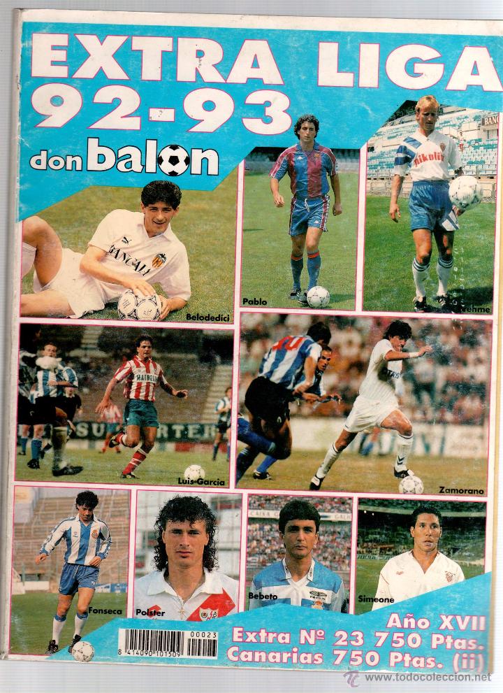 Collectionnisme sportif: Extra liga don balon 92/93