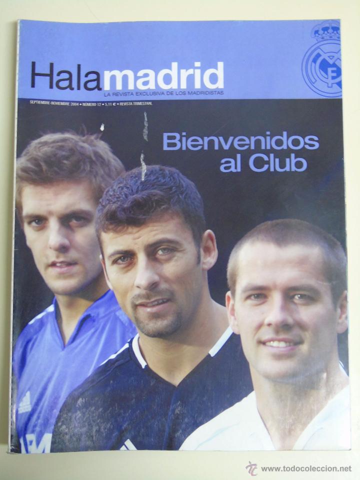 Collectionnisme sportif: REVISTA HALA REAL MADRID CLUB DE F&Uacute;TBOL. N&ordm; 12. 2004 SEPTIEMBRE. WOODGATE SAMUEL OWEN 350 GR APROX