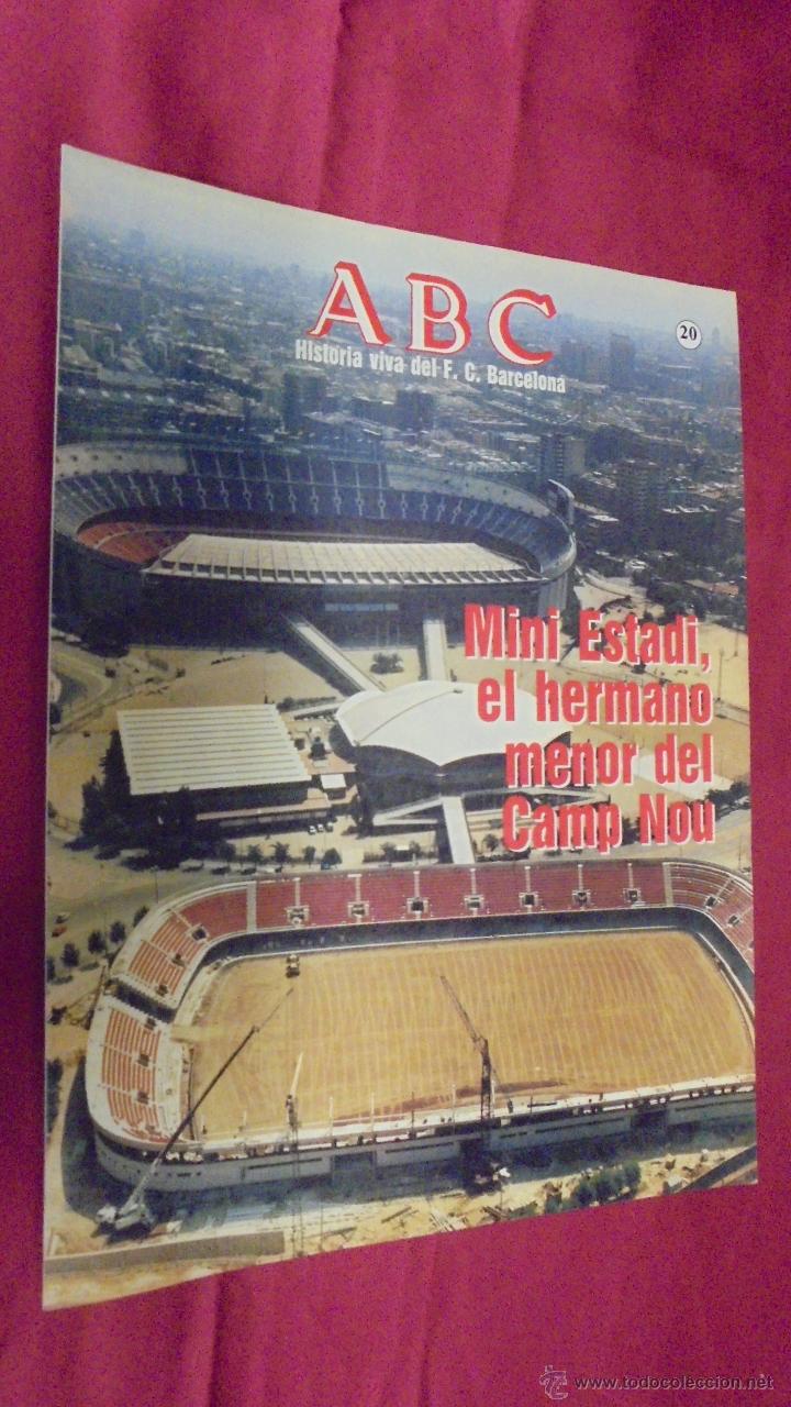 Coleccionismo deportivo: ABC HISTORIA VIVA DEL F. C. BARCELONA. N&ordm; 20. MINI ESTADI, EL HERMANO MENOR DEL CAMP NOU.