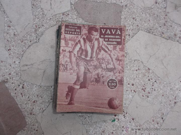 Colecionismo desportivo: coleccion idolos del deporte n&ordm; 46, vava,el hombre gol de la seleccion brasile&ntilde;a