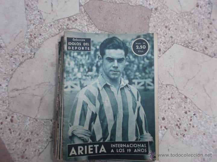 Colecionismo desportivo: coleccion idolos del deporte n&ordm; 69,arieta, internacional a los 19 a&ntilde;os