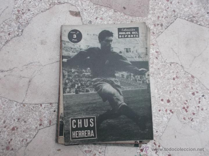 Colecionismo desportivo: coleccion idolos del deporte n&ordm; 92,chus herrera
