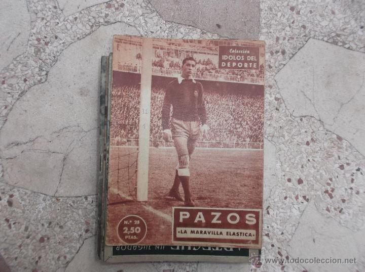 Colecionismo desportivo: coleccion idolos del deporte n&ordm; 25,pazos ,la maravilla elastica
