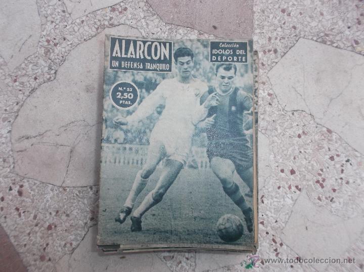Colecionismo desportivo: coleccion idolos del deporte n&ordm; 53,alarcon, un defensa tranquilo