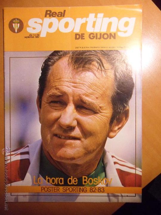 Collectionnisme sportif: REAL SPORTING DE GIJON. A&Ntilde;O 3. N&ordm; 29. SEPTIEMBRE 1982. REVISTA. CON FOTOGRAFIAS.