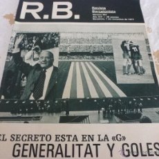 Coleccionismo deportivo: R.B.-REV.BARCELONISTA Nº: 657(1-11-77)GENERALITAT Y GOLES,BARÇA 5 LAS PALMAS 0-FOTOS. Lote 136166892