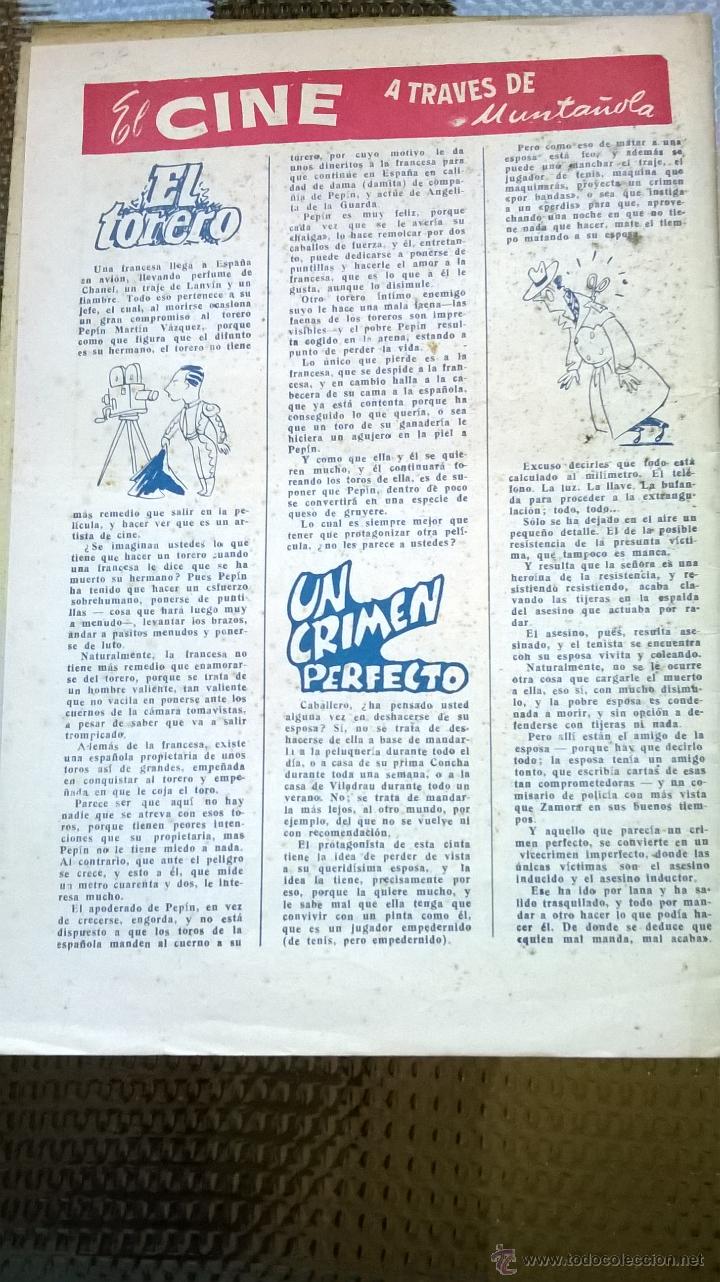 Coleccionismo deportivo: REVISTA DICEN - Nº 126 - 12 DE FEBRERO DE 1955 - Foto 3 - 55011356