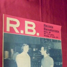 Coleccionismo deportivo: RB REVISTA BARCELONISTA. Nº 490. 20- 8- 1974. JOHAN CRUYFF .