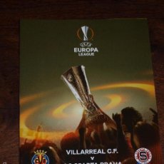 Coleccionismo deportivo: REVISTA OFICIAL VILLARREAL CF VS AC SPARTA PRAHA. UEFA EUROPA LEAGUE.7 ABRIL 2016. 16 PAG. VER FOTOS. Lote 213849742