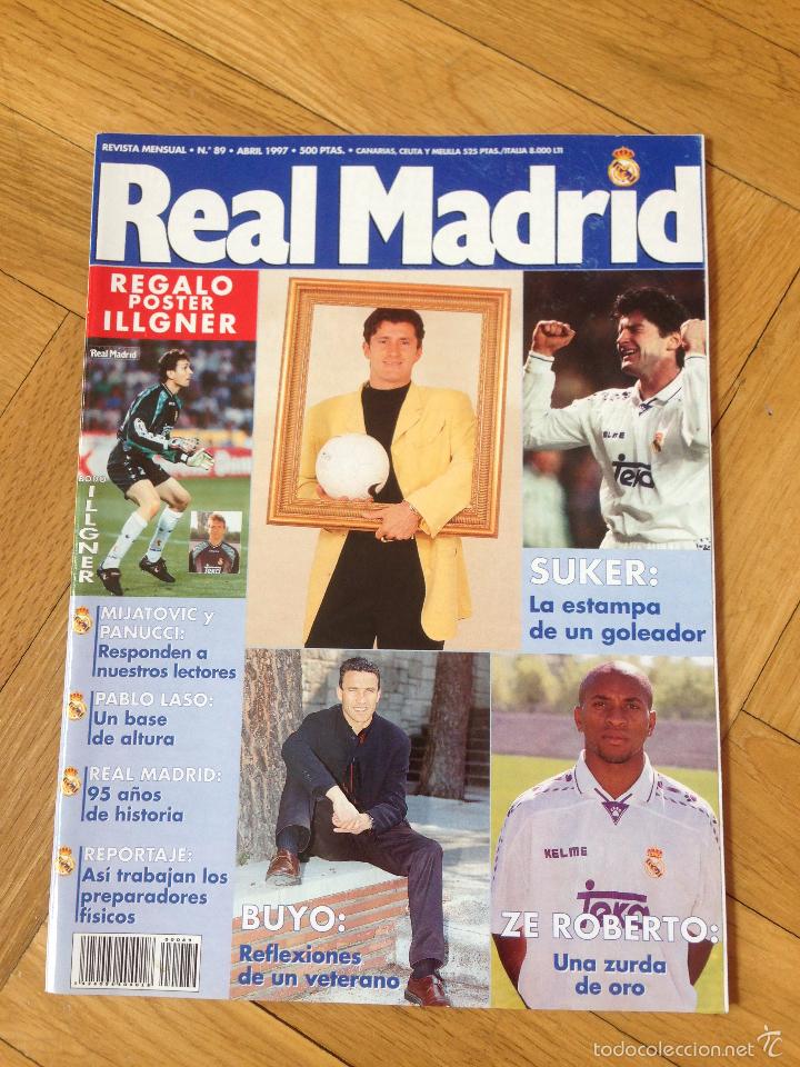 Coleccionismo deportivo: REVISTA OFICIAL REAL MADRID N&ordm;89 NUMERO 89 POSTER ILLGNER