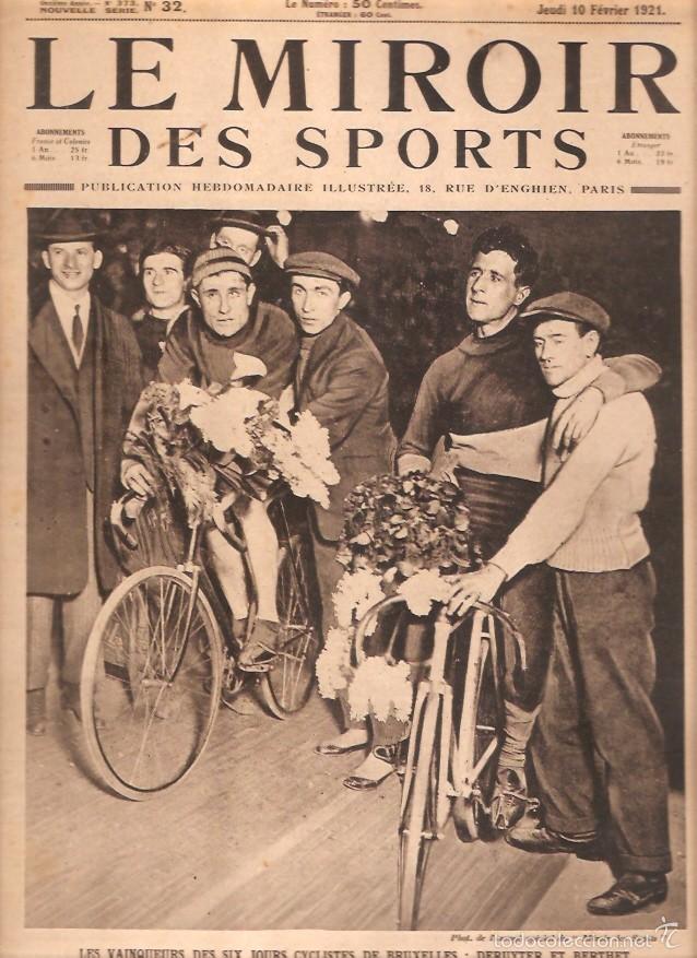 Sports collectibles: REVISTA LE MIROIR DES SPORTS N&ordm; 40 1921 PARTIDO FUTBOL Y RUGBY