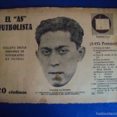 Coleccionismo deportivo: (F-1614)EL AS FUTBOLISTA , Nº 4 , PAULINO ALCANTARA , F.C.BARCELONA. Lote 57486863
