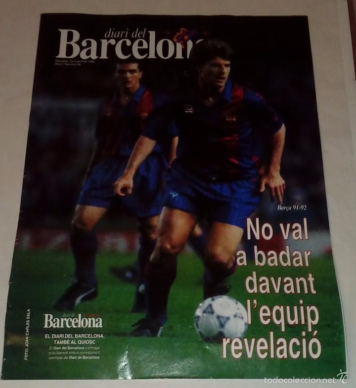 Collezionismo sportivo: Revista DIARI DEL BARCELONA N&uacute;mero 99. 1992.