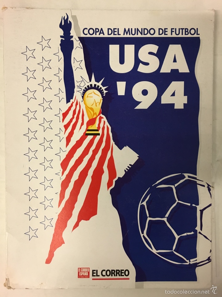 Collezionismo sportivo: 8 FASC&Iacute;CULOS DE LA COPA DEL MUNDO USA '94- el correo
