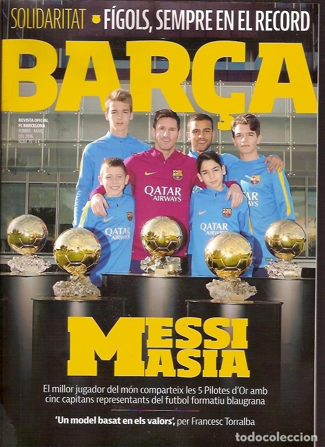 Sammelleidenschaft Sport: REVISTA BAR&Ccedil;A FEBRER MAR&Ccedil; 2016 BAR&Ccedil;A MESSI MASIA