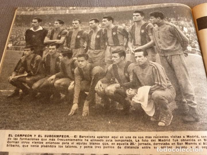 Coleccionismo deportivo: REVISTA(23-4-60)!!!BAR&Ccedil;A CAMPE&Oacute;N LIGA!!!R.MADRID SUBCAMPE&Oacute;N!!!-FOTOS
