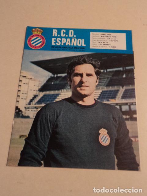 Sports collectibles: R.C.D. ESPA&Ntilde;OL REVISTA GR&Aacute;FICA MENSUAL - A&Ntilde;O III N&ordm; 16 - MARZO 1976
