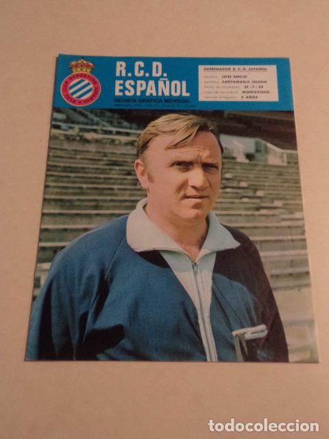 Coleccionismo deportivo: R.C.D. ESPA&Ntilde;OL REVISTA GR&Aacute;FICA MENSUAL - A&Ntilde;O III N&ordm; 21 - SETIEMBRE 1976