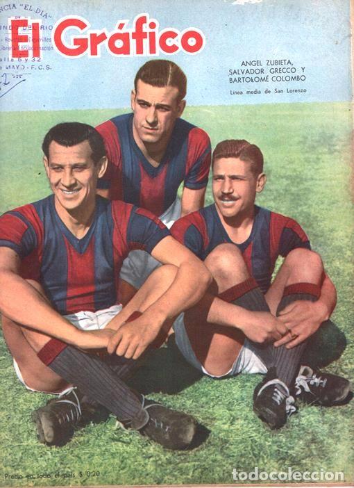 el grafico # 1372 año 1945 zubieta grecco & col - Comprar Revistas y  Periódicos Antiguos Fútbol en todocoleccion - 67786473