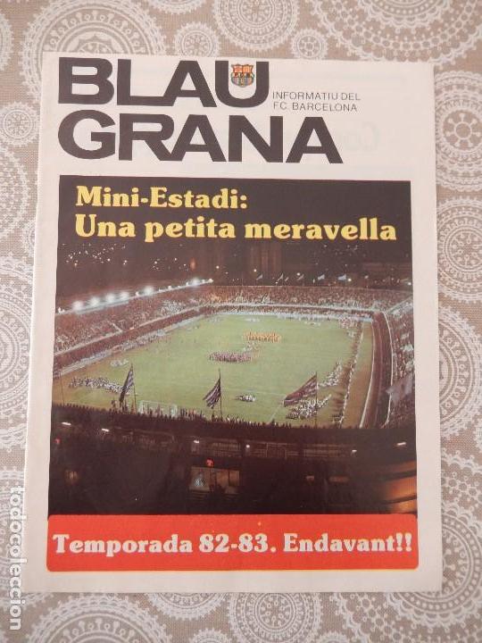 Coleccionismo deportivo: BLAUGRANA - INFORMATIU DEL F.C. BARCELONA - MINI-ESTADI, UNA PETITA MERAVELLA -