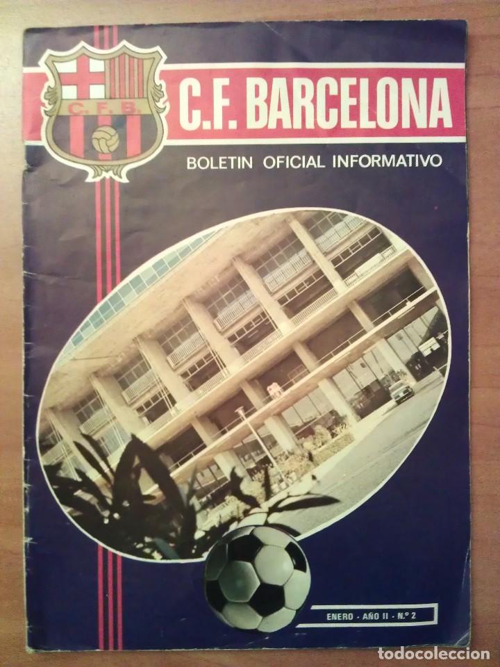 Sports collectibles: 1971 C.F. BARCELONA BOLET&Iacute;N OFICIAL