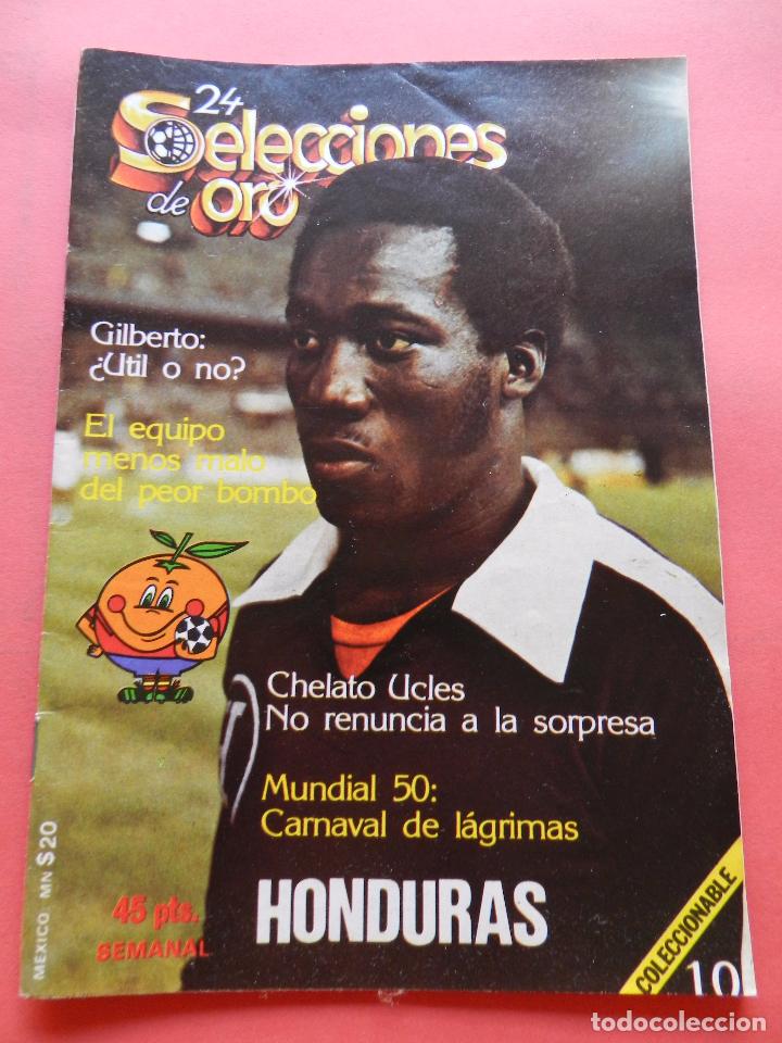 Coleccionismo deportivo: REVISTA N&ordm; 10 POSTER HONDURAS - COLECCION 24 SELECCIONES DE ORO MUNDIAL ESPA&Ntilde;A 82 - WORLD CUP 1982